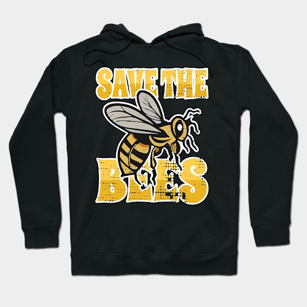 Save the Bees Hoodie by Tezatoons